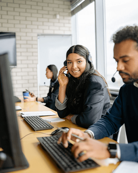 BizzBuzz Creations support agent handling client work